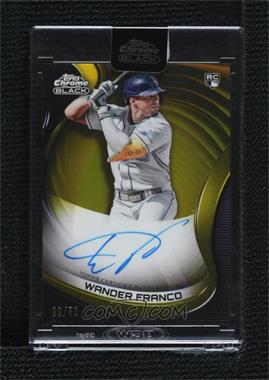 2022 Topps Chrome Black - Autographs - Gold Refractor #CBA-WF - Wander Franco /50 [Uncirculated]