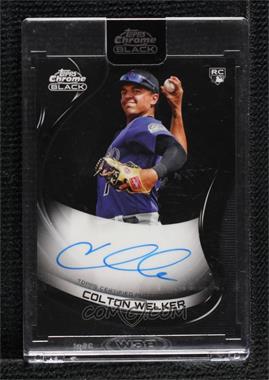 2022 Topps Chrome Black - Autographs #CBA-CW - Colton Welker [Uncirculated]