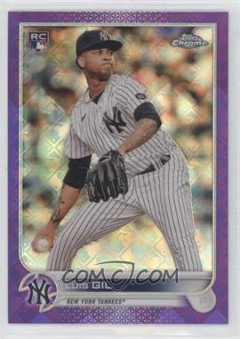 2022 Topps Chrome Logofractor Edition - [Base] - Purple Refractor #10 - Luis Gil /250