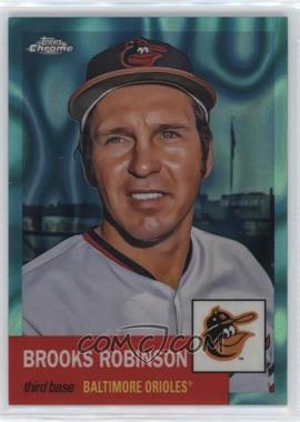 2022 Topps Chrome Platinum Anniversary - [Base] - Aqua Lava Refractor #455 - Brooks Robinson /299