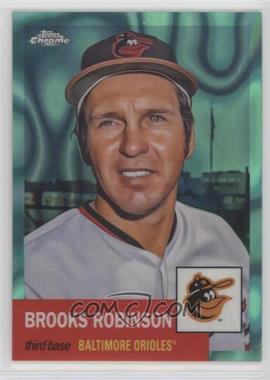 2022 Topps Chrome Platinum Anniversary - [Base] - Aqua Lava Refractor #455 - Brooks Robinson /299