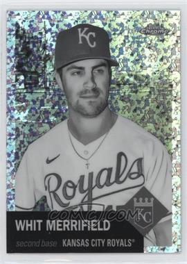 2022 Topps Chrome Platinum Anniversary - [Base] - Black & White Mini-Diamond Refractor #101 - Whit Merrifield