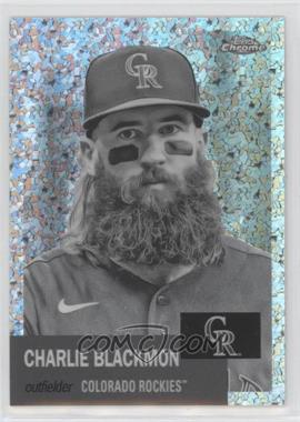 2022 Topps Chrome Platinum Anniversary - [Base] - Black & White Mini-Diamond Refractor #191 - Charlie Blackmon