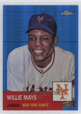 2022 Topps Chrome Platinum Anniversary - [Base] - Blue Prism Refractor #24 - Willie Mays