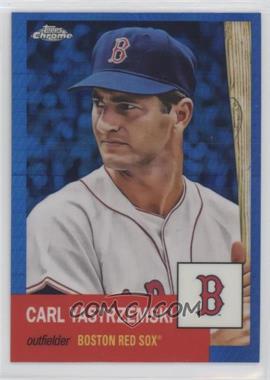 2022 Topps Chrome Platinum Anniversary - [Base] - Blue Prism Refractor #435 - Carl Yastrzemski [EX to NM]