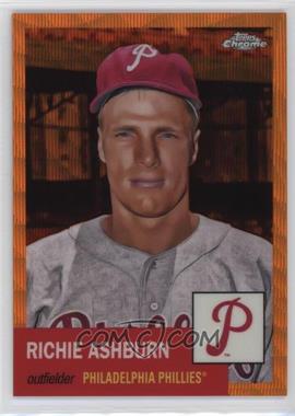 2022 Topps Chrome Platinum Anniversary - [Base] - Orange Wave Refractor #349 - Richie Ashburn /25