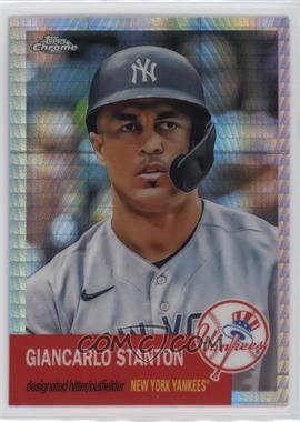 2022 Topps Chrome Platinum Anniversary - [Base] - Prism Refractor #285 - Giancarlo Stanton