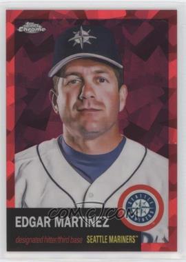 2022 Topps Chrome Platinum Anniversary - [Base] - Red Atomic Refractor #259 - Edgar Martinez /100