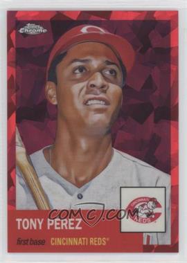 2022 Topps Chrome Platinum Anniversary - [Base] - Red Atomic Refractor #411 - Tony Pérez /100