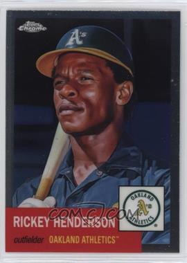 2022 Topps Chrome Platinum Anniversary - [Base] #433 - Rickey Henderson