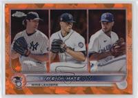 League Leaders - Gerrit Cole, Chris Flexen, Steven Matz #/25