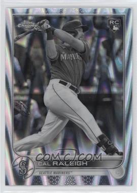 2022 Topps Chrome Sonic - [Base] - Black & White RayWave Refractor #149 - Cal Raleigh