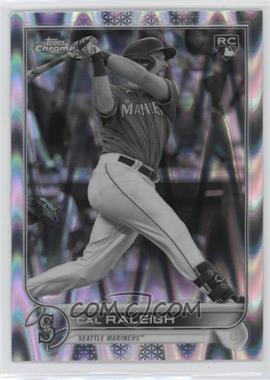 2022 Topps Chrome Sonic - [Base] - Black & White RayWave Refractor #149 - Cal Raleigh