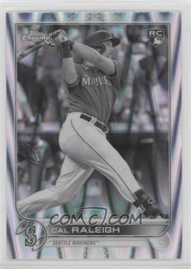 2022 Topps Chrome Sonic - [Base] - Black & White RayWave Refractor #149 - Cal Raleigh