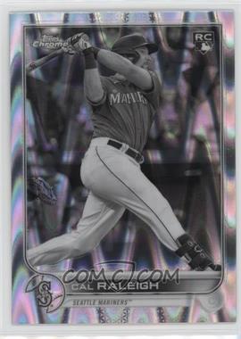 2022 Topps Chrome Sonic - [Base] - Black & White RayWave Refractor #149 - Cal Raleigh