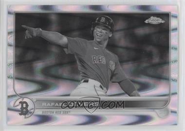 2022 Topps Chrome Sonic - [Base] - Black & White RayWave Refractor #171 - Rafael Devers