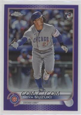 2022 Topps Chrome Update Series - [Base] - Purple Refractor #USC115 - Seiya Suzuki