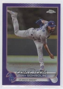 2022 Topps Chrome Update Series - [Base] - Purple Refractor #USC48 - Tony Gonsolin [EX to NM]