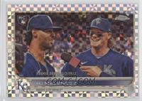 Rookie Debut - MJ Melendez (Pictured with Bobby Witt Jr.) [EX to NM] …