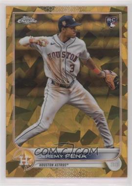 2022 Topps Chrome Update Series Sapphire Edition - [Base] - Gold #US253 - Jeremy Pena /50