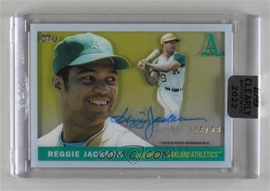 2022 Topps Clearly Authentic Autographs - 1955 Reimagining Autographs #55RA-RJ - Reggie Jackson /99 [Uncirculated]