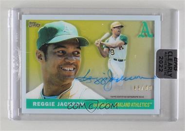 2022 Topps Clearly Authentic Autographs - 1955 Reimagining Autographs #55RA-RJ - Reggie Jackson /99 [Uncirculated]