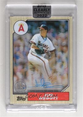 2022 Topps Clearly Authentic Autographs - 1987 Topps Baseball Autographs #87TBA-JA - Jim Abbott [Uncirculated]