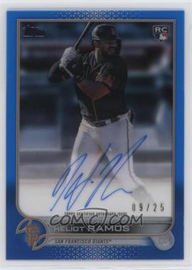 2022 Topps Clearly Authentic Autographs - [Base] - Blue #CAA-HR - Heliot Ramos /25