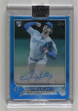 2022 Topps Clearly Authentic Autographs - [Base] - Blue #CAA-JH - Jon Heasley /25 [Uncirculated]