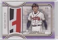 Freddie Freeman #/5