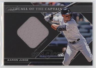 2022 Topps Derek Jeter Call of the Captain - Relics - Black #24 - Aaron Judge /125