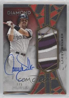 2022 Topps Diamond Icons - Autographed Jumbo Patches - Red #AJP-LW - Larry Walker /5