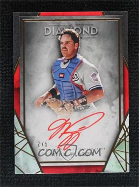 2022 Topps Diamond Icons - Red Ink Autographs - Red #RI-MP - Mike Piazza /5