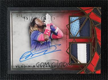 2022 Topps Diamond Icons - Single Player Autographed Dual Relics - Red #SPD-VGJ - Vladimir Guerrero Jr. /5