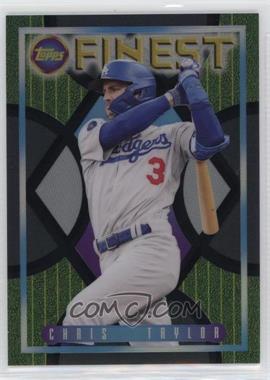 2022 Topps Finest Flashbacks - [Base] - Black Refractor #16 - Chris Taylor /25