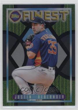 2022 Topps Finest Flashbacks - [Base] - Black Refractor #64 - Justin Verlander /25