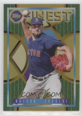 2022 Topps Finest Flashbacks - [Base] - Gold Refractor #92 - Nathan Eovaldi /50