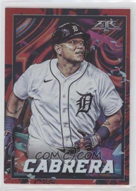 2022 Topps Fire - [Base] - Flame #89 - Miguel Cabrera
