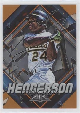 2022 Topps Fire - [Base] - Orange #145 - Rickey Henderson /299