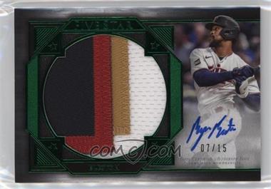 2022 Topps Five Star - Five Star Autographed Jumbo Prime Relics - Green #FSJP-BBX - Byron Buxton /15