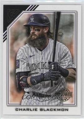 2022 Topps Gallery - [Base] - Private Issue #104 - Charlie Blackmon /250