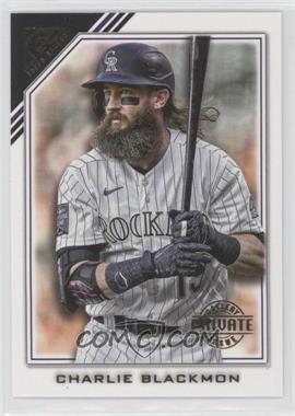 2022 Topps Gallery - [Base] - Private Issue #104 - Charlie Blackmon /250