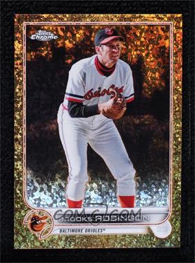 2022 Topps Gilded Collection - [Base] - Gold Etch Mini-Diamond Refractor #61 - Brooks Robinson /50