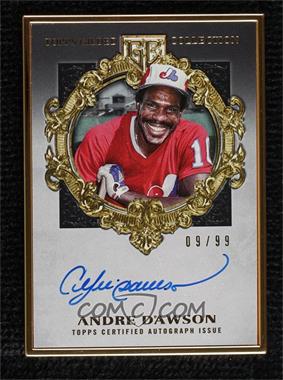 2022 Topps Gilded Collection - Gold Framed Hall of Famer Autographs #HAFA-ADA - Andre Dawson /99