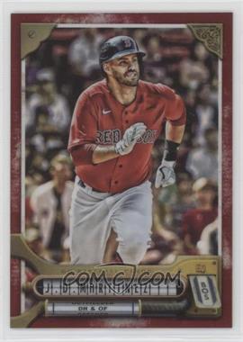 2022 Topps Gypsy Queen - [Base] - Chrome Red Refractor #15 - J.D. Martinez /5