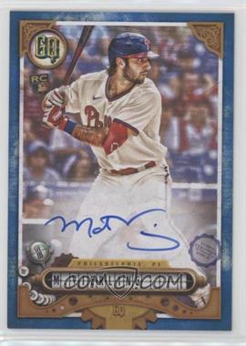 2022 Topps Gypsy Queen - Gypsy Queen Autographs - Indigo #GQA-MV - Matt Vierling /150