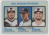 Rookie Pitchers - Zac Lowther, Spenser Watkins, Mike Baumann #/673