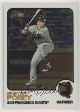 2022 Topps Heritage - [Base] - Chrome #13 - Buster Posey /999
