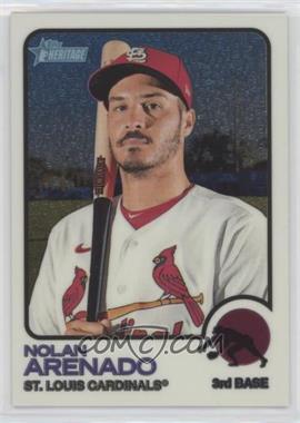 2022 Topps Heritage - [Base] - Chrome #416 - High Number SP - Nolan Arenado /999