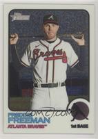 High Number SP - Freddie Freeman [EX to NM] #/999